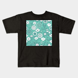 wildflowers doodles Kids T-Shirt